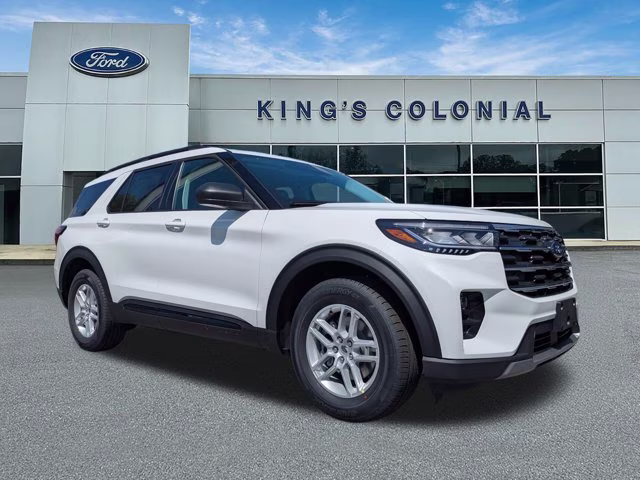 2026 Star White Metallic Tri-Coat Ford Explorer Active w/200A Pkg RWD SUV