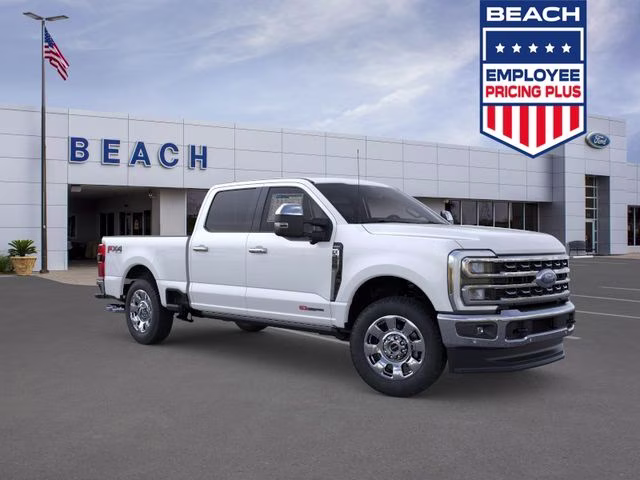 2026 Star White Metallic Tri-Coat Ford Super Duty F-250 SRW Lariat 4X4 Truck