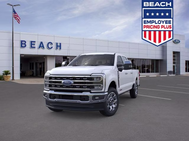 2026 Star White Metallic Tri-Coat Ford Super Duty F-250 SRW Lariat 4X4 Truck