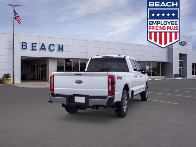 2026 Star White Metallic Tri-Coat Ford Super Duty F-250 SRW Lariat 4X4 Truck
