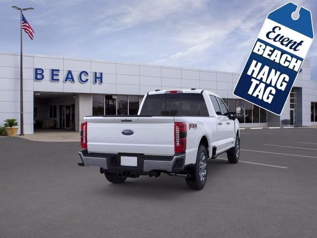 2026 Star White Metallic Tri-Coat Ford Super Duty F-250 SRW Lariat 4X4 Truck
