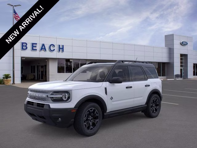 2026 White Metallic Ford Bronco Sport Outer Banks 4X4 SUV