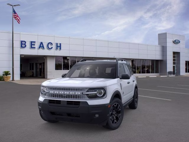 2026 White Metallic Ford Bronco Sport Outer Banks 4X4 SUV