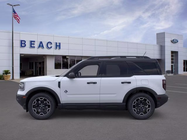 2026 White Metallic Ford Bronco Sport Outer Banks 4X4 SUV