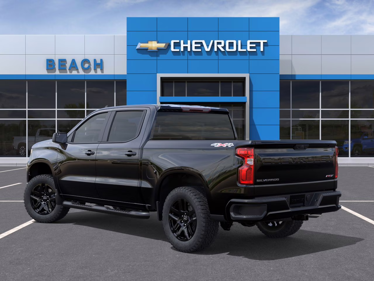 2026 Black Chevrolet Silverado 1500 RST 4X4 Truck