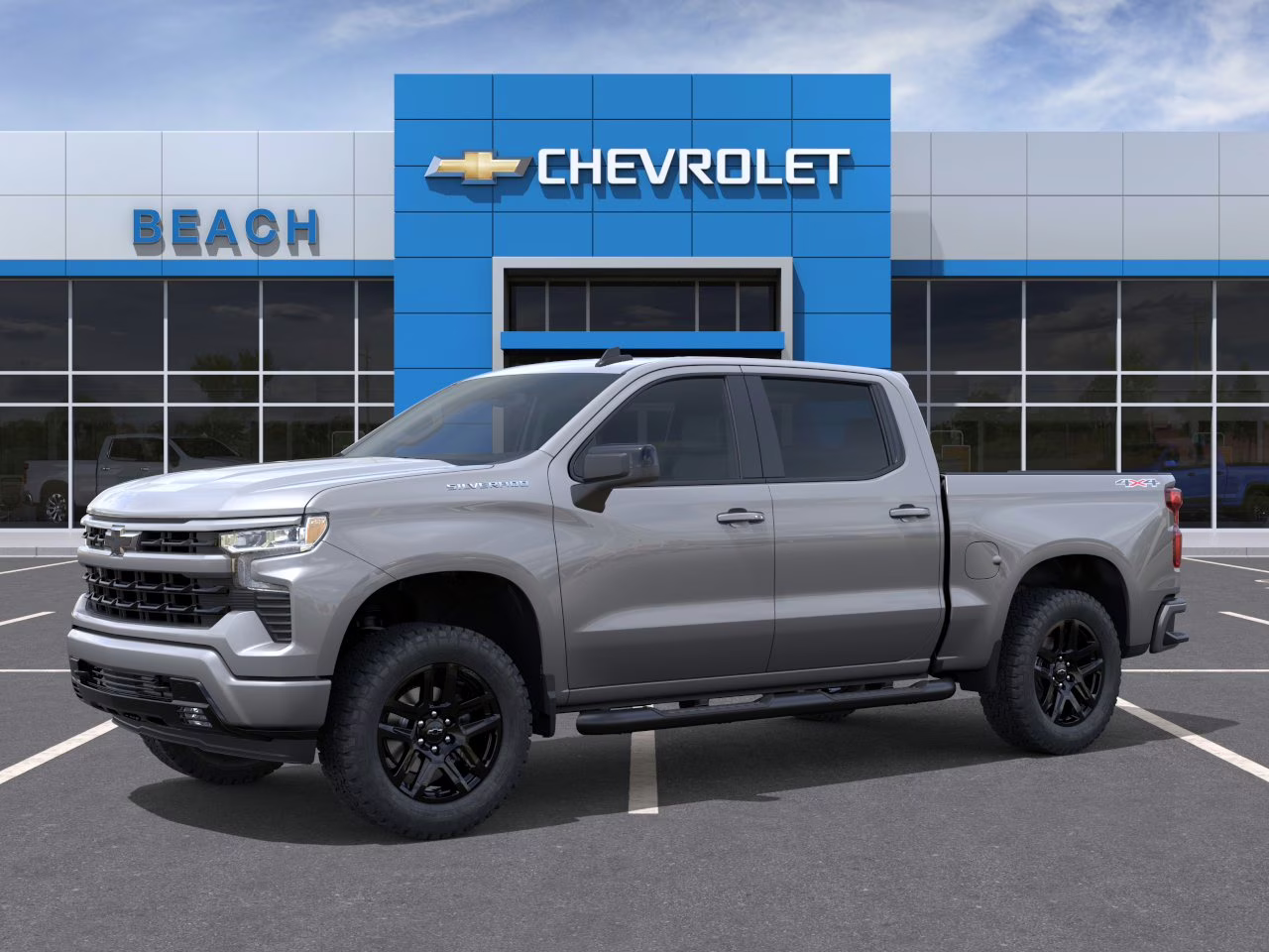 2026 Sterling Gray Metallic Chevrolet Silverado 1500 RST 4X4 Truck