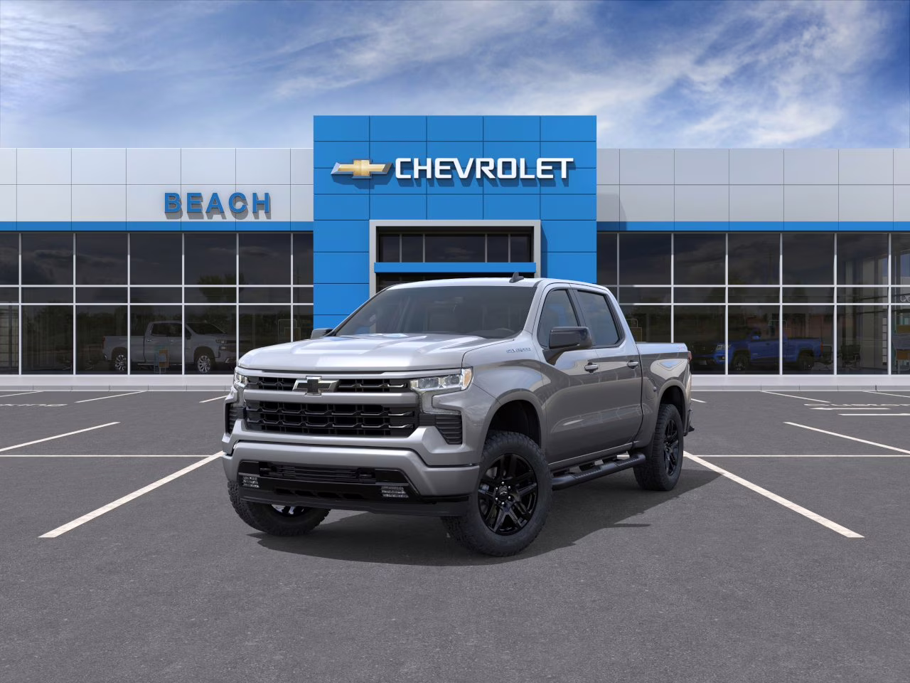2026 Sterling Gray Metallic Chevrolet Silverado 1500 RST 4X4 Truck
