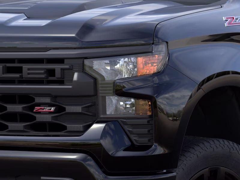 2026 Black Chevrolet Silverado 1500 Custom Trail Boss 4X4 Truck