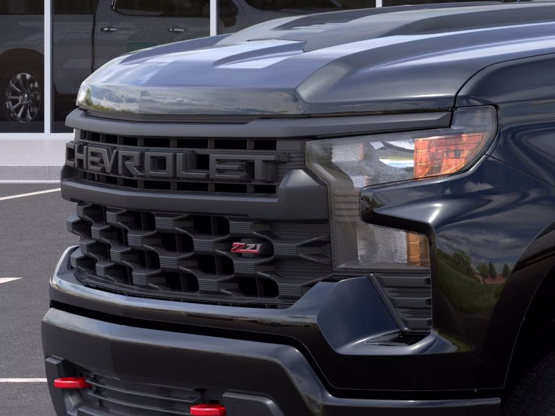 2026 Black Chevrolet Silverado 1500 Custom Trail Boss 4X4 Truck