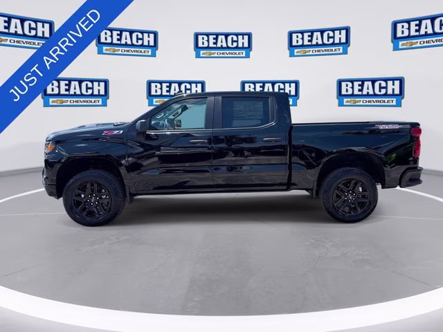 2026 Black Chevrolet Silverado 1500 Custom Trail Boss 4X4 Truck