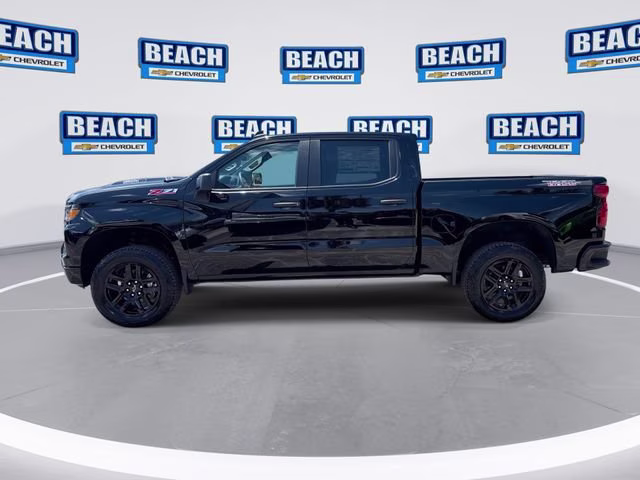 2026 Black Chevrolet Silverado 1500 Custom Trail Boss 4X4 Truck