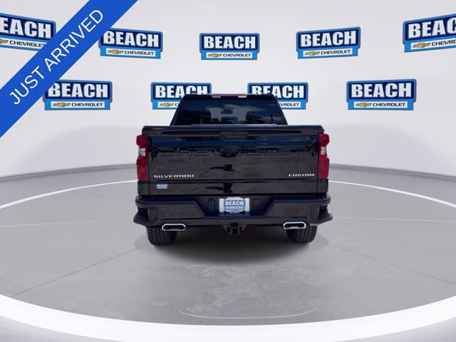 2026 Black Chevrolet Silverado 1500 Custom Trail Boss 4X4 Truck