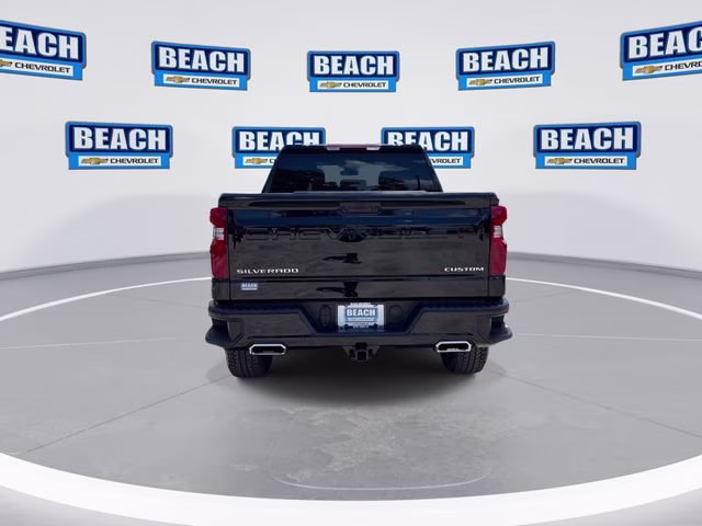 2026 Black Chevrolet Silverado 1500 Custom Trail Boss 4X4 Truck