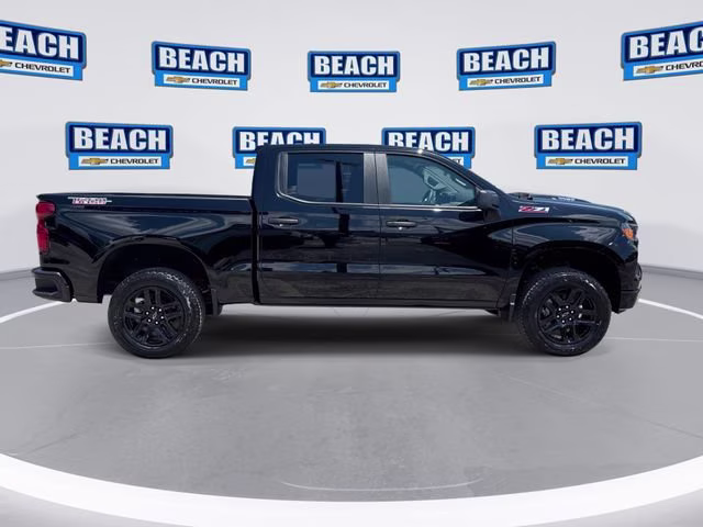 2026 Black Chevrolet Silverado 1500 Custom Trail Boss 4X4 Truck