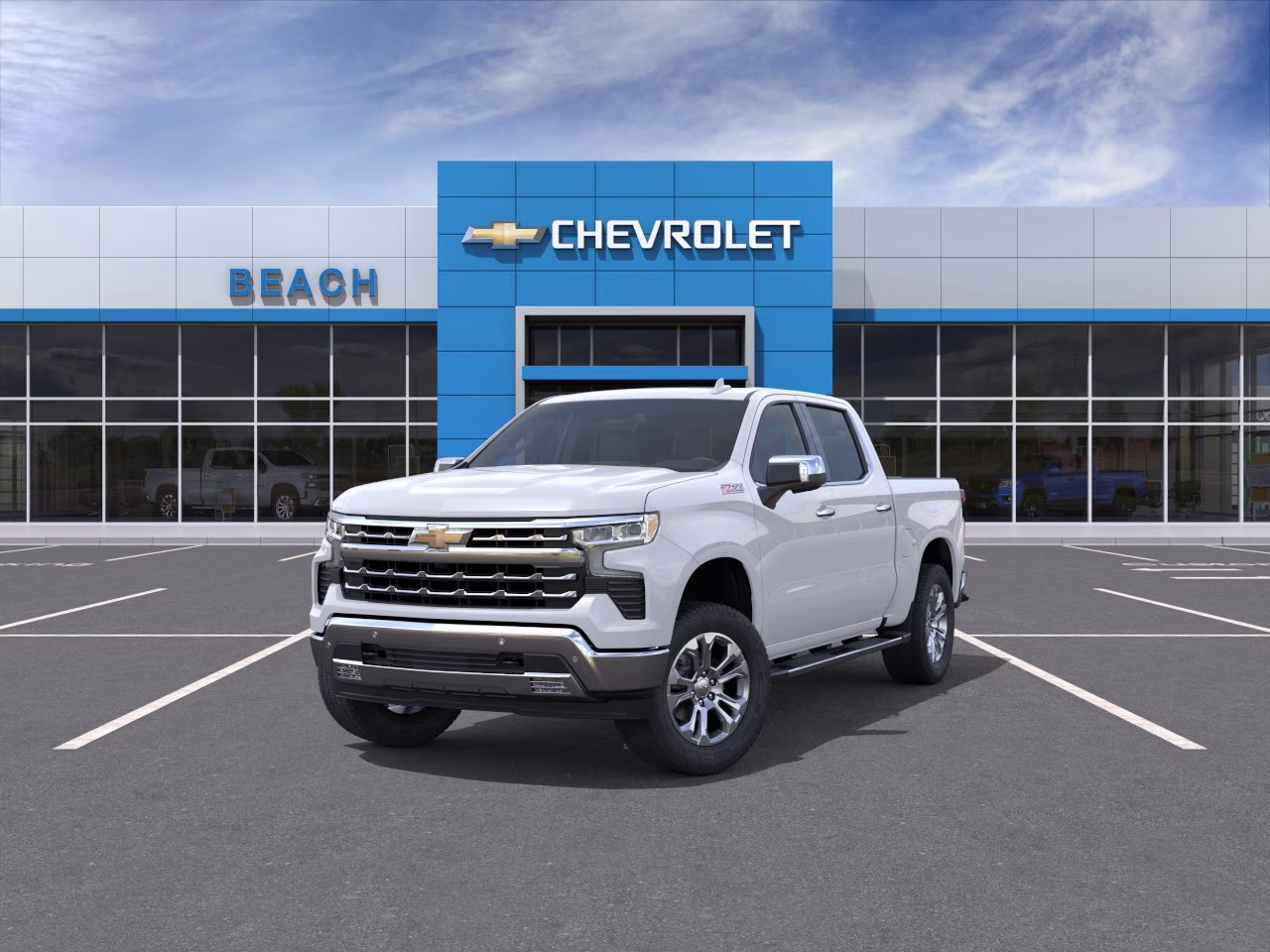 2026 Polar White Tricoat Chevrolet Silverado 1500 LTZ 4X4 Truck
