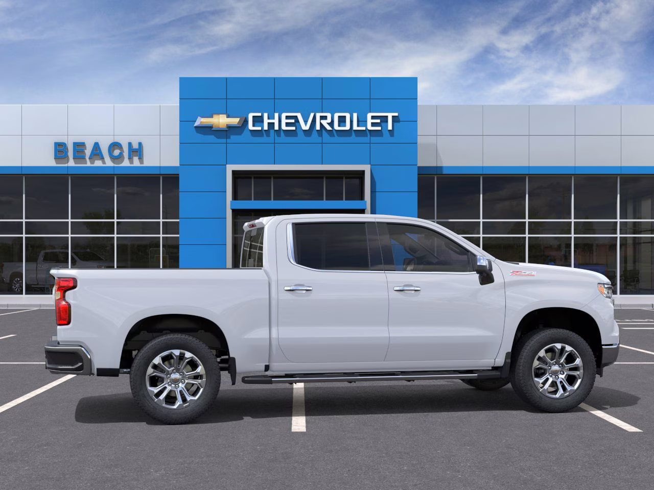 2026 Polar White Tricoat Chevrolet Silverado 1500 LTZ 4X4 Truck