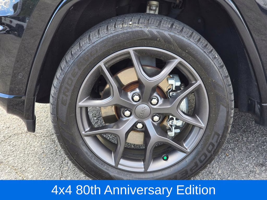 2021 Diamond Black Crystal Pearlcoat Jeep Grand Cherokee 80th Anniversary Edition 4X4 SUV