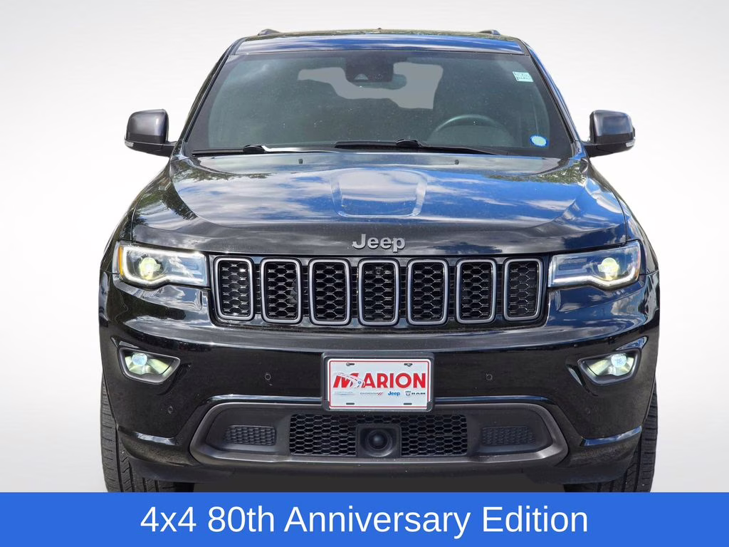 2021 Diamond Black Crystal Pearlcoat Jeep Grand Cherokee 80th Anniversary Edition 4X4 SUV