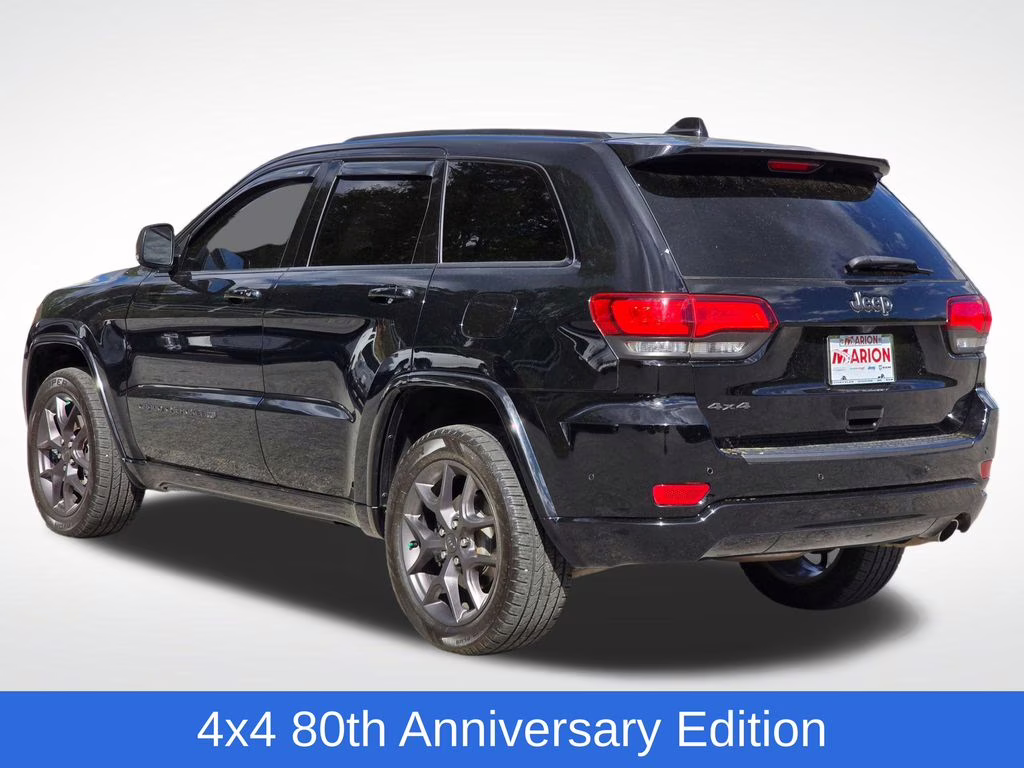 2021 Diamond Black Crystal Pearlcoat Jeep Grand Cherokee 80th Anniversary Edition 4X4 SUV