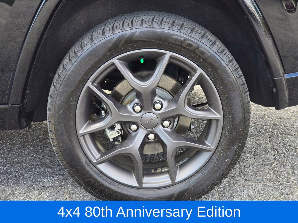 2021 Diamond Black Crystal Pearlcoat Jeep Grand Cherokee 80th Anniversary Edition 4X4 SUV