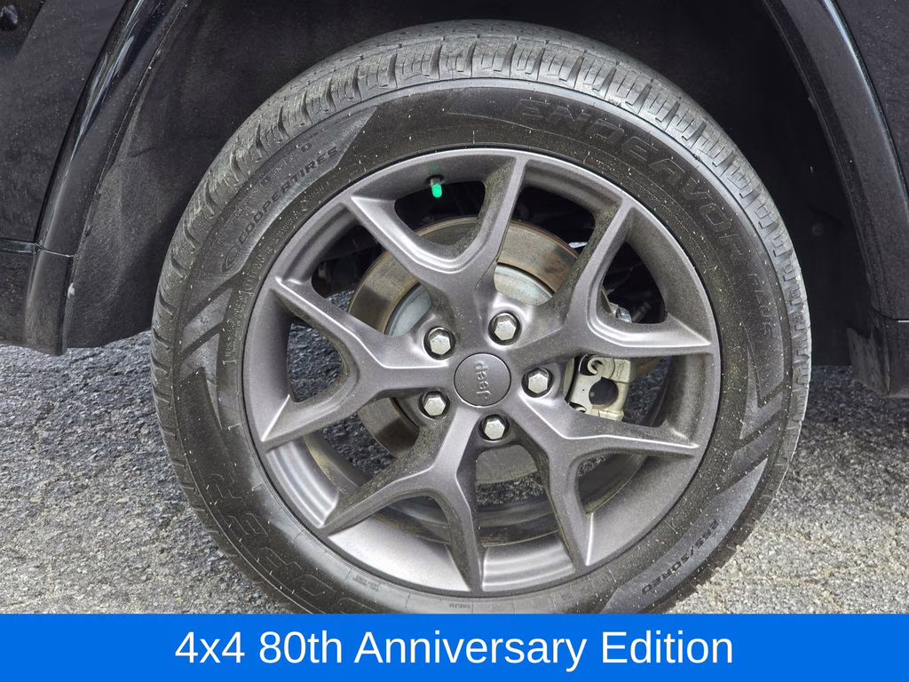 2021 Diamond Black Crystal Pearlcoat Jeep Grand Cherokee 80th Anniversary Edition 4X4 SUV