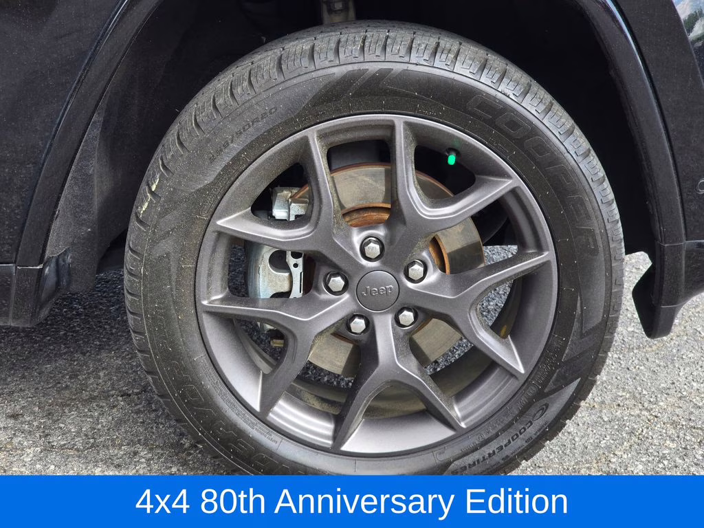 2021 Diamond Black Crystal Pearlcoat Jeep Grand Cherokee 80th Anniversary Edition 4X4 SUV