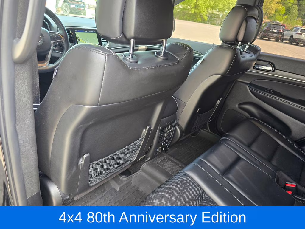 2021 Diamond Black Crystal Pearlcoat Jeep Grand Cherokee 80th Anniversary Edition 4X4 SUV