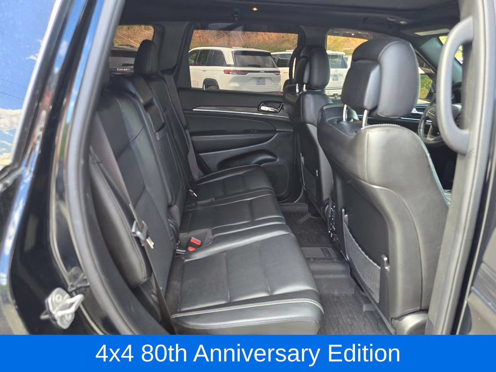 2021 Diamond Black Crystal Pearlcoat Jeep Grand Cherokee 80th Anniversary Edition 4X4 SUV