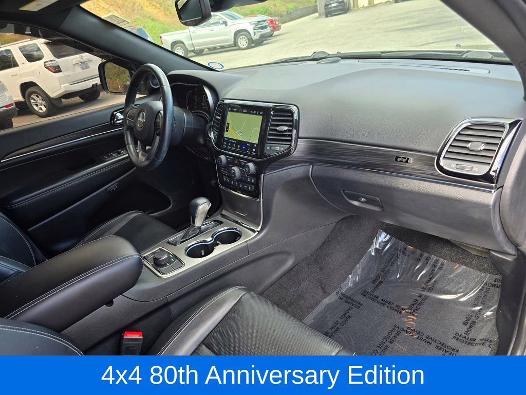 2021 Diamond Black Crystal Pearlcoat Jeep Grand Cherokee 80th Anniversary Edition 4X4 SUV