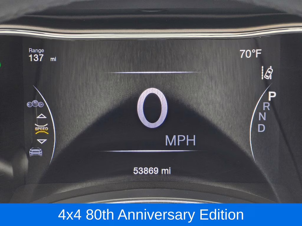 2021 Diamond Black Crystal Pearlcoat Jeep Grand Cherokee 80th Anniversary Edition 4X4 SUV