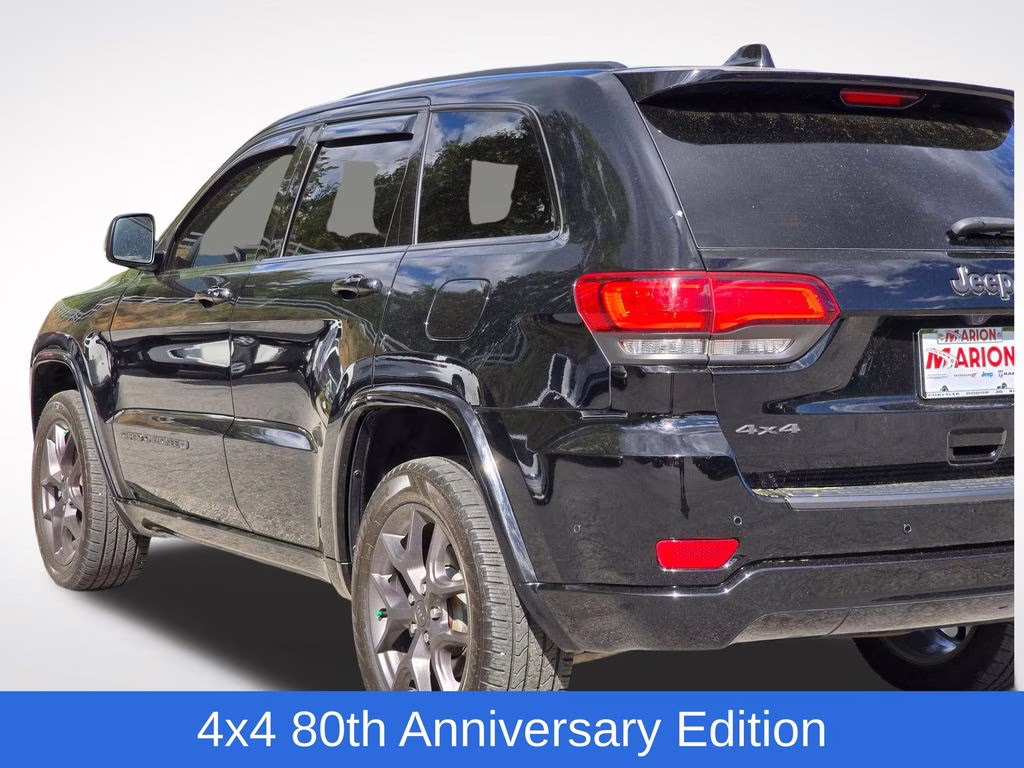 2021 Diamond Black Crystal Pearlcoat Jeep Grand Cherokee 80th Anniversary Edition 4X4 SUV