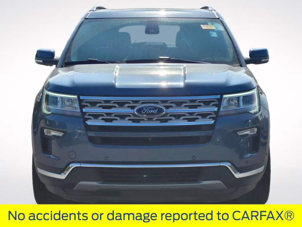 2018 Blue Metallic Ford Explorer Limited 4X4 SUV