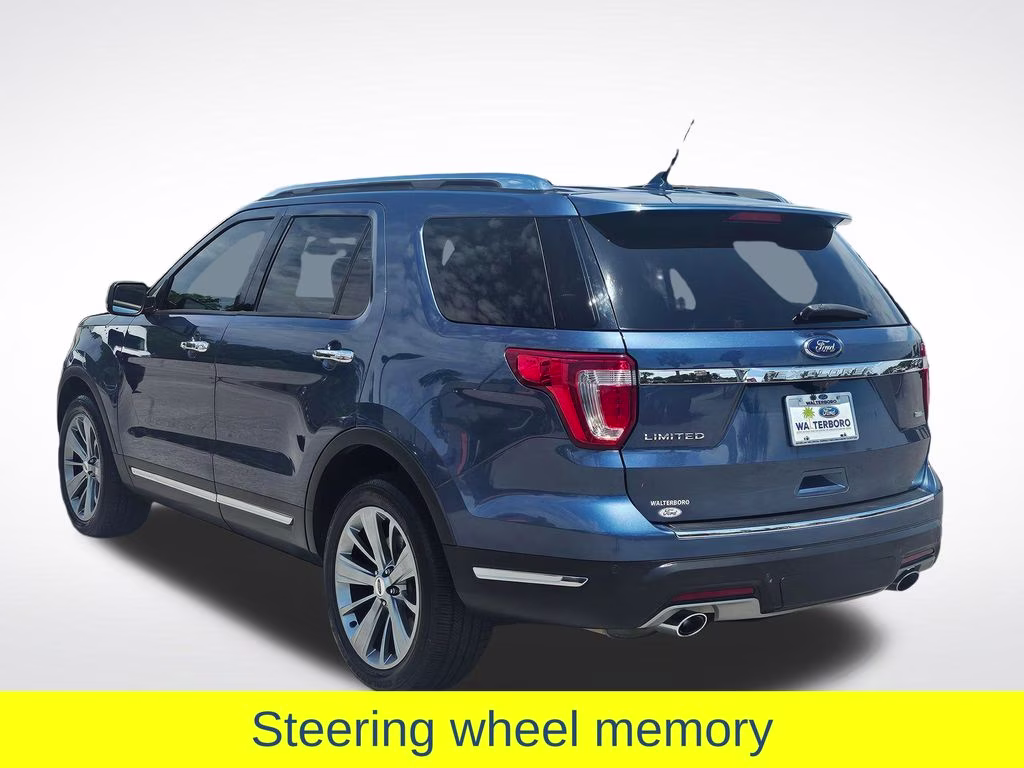 2018 Blue Metallic Ford Explorer Limited 4X4 SUV