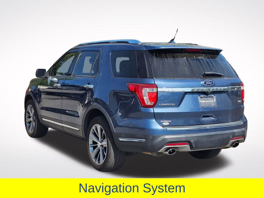 2018 Blue Metallic Ford Explorer Limited 4X4 SUV