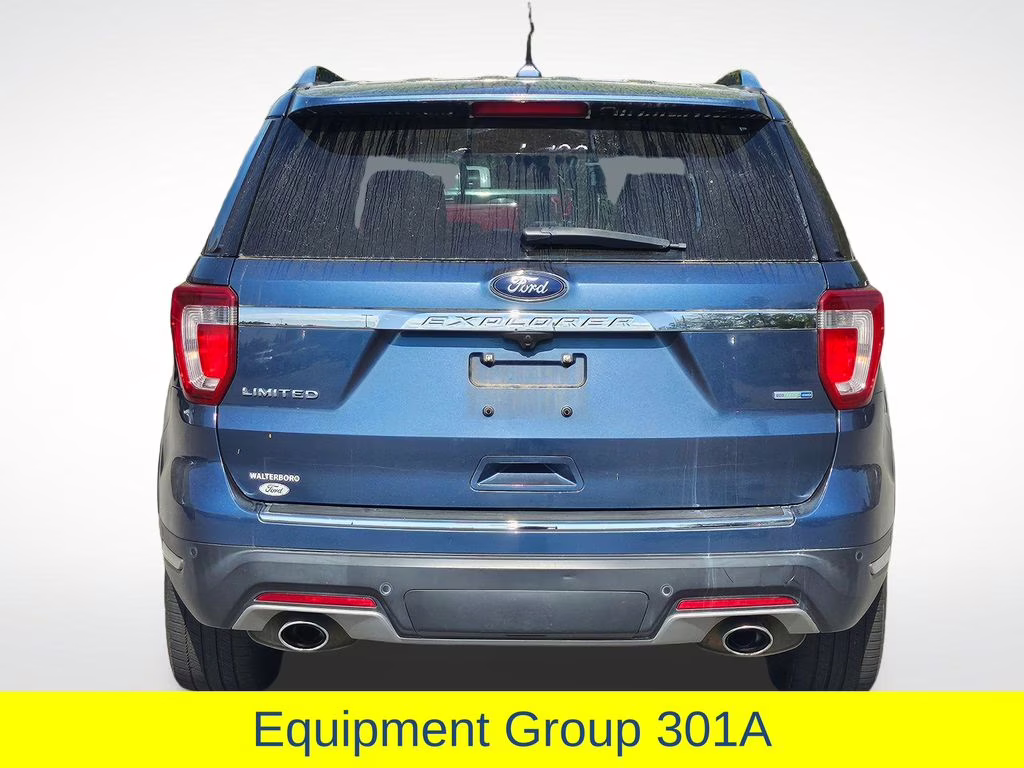 2018 Blue Metallic Ford Explorer Limited 4X4 SUV