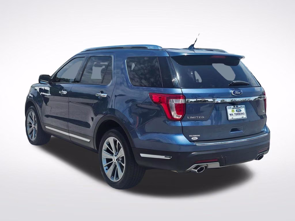 2018 Blue Metallic Ford Explorer Limited 4X4 SUV
