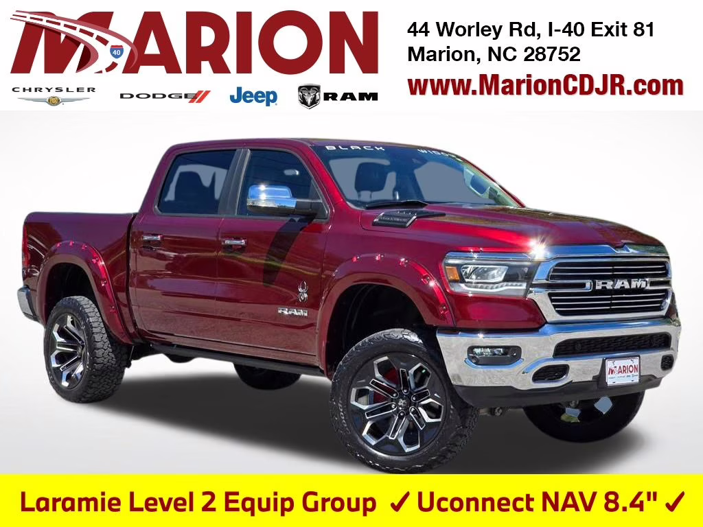 2022 Delmonico Red Pearlcoat Ram 1500 Laramie 4X4 Truck