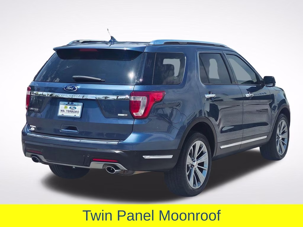 2018 Blue Metallic Ford Explorer Limited 4X4 SUV