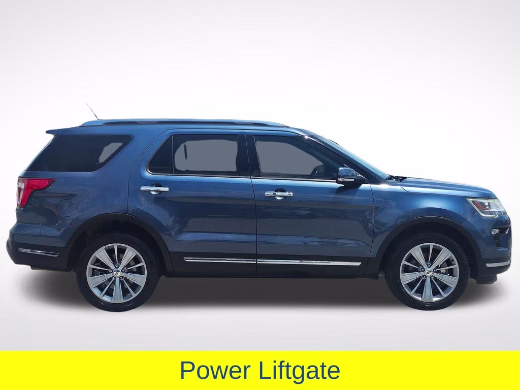 2018 Blue Metallic Ford Explorer Limited 4X4 SUV