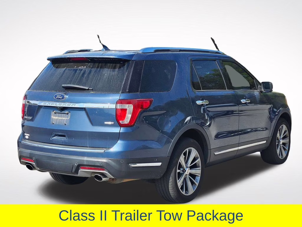 2018 Blue Metallic Ford Explorer Limited 4X4 SUV
