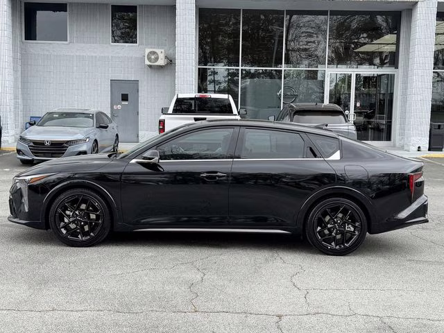 2025 Aurora Black Pearl Kia K4 GT-Line Turbo FWD Sedan