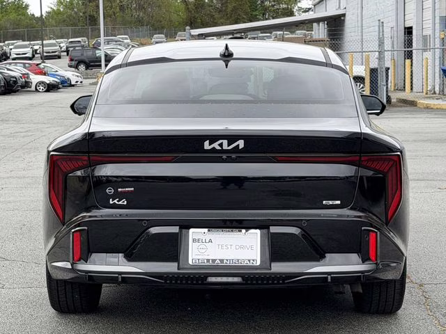 2025 Aurora Black Pearl Kia K4 GT-Line Turbo FWD Sedan