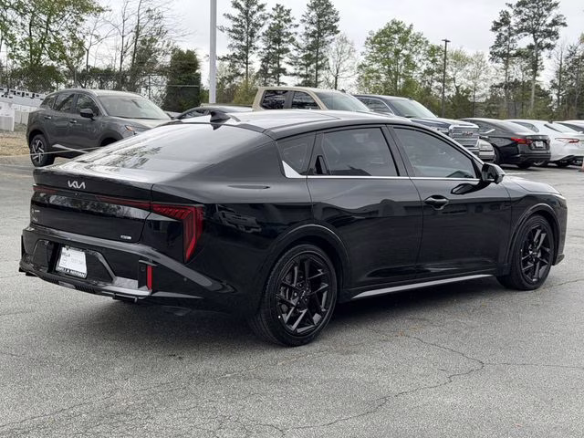 2025 Aurora Black Pearl Kia K4 GT-Line Turbo FWD Sedan