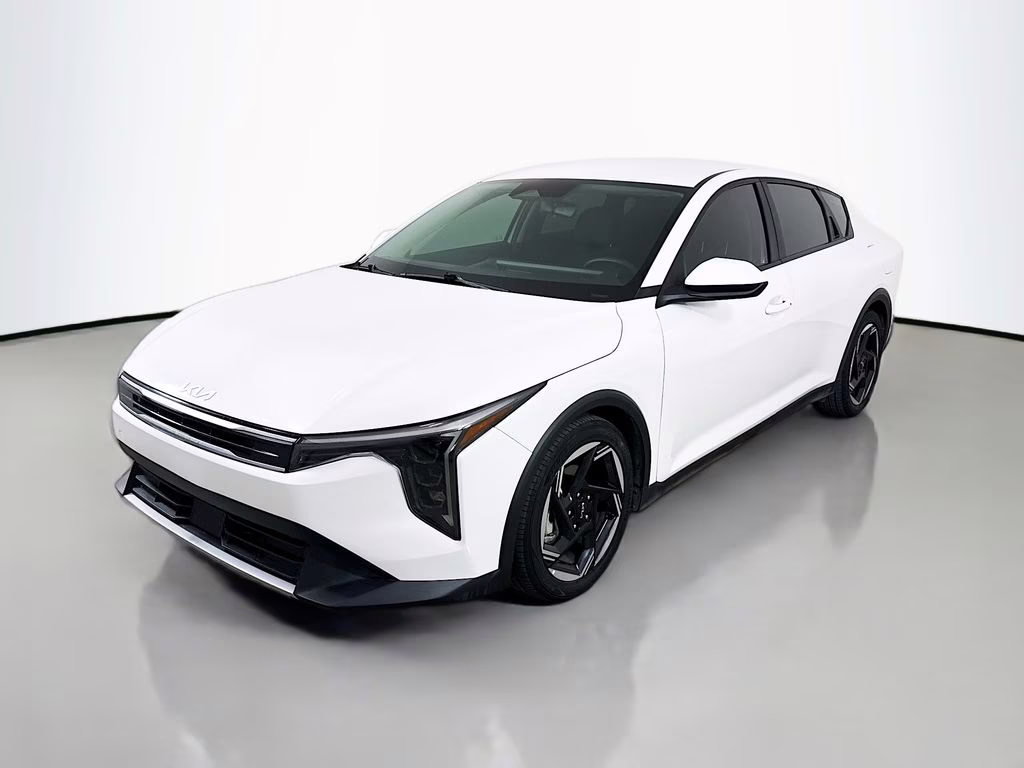 2025 Snow White Pearl Kia K4 EX FWD Sedan