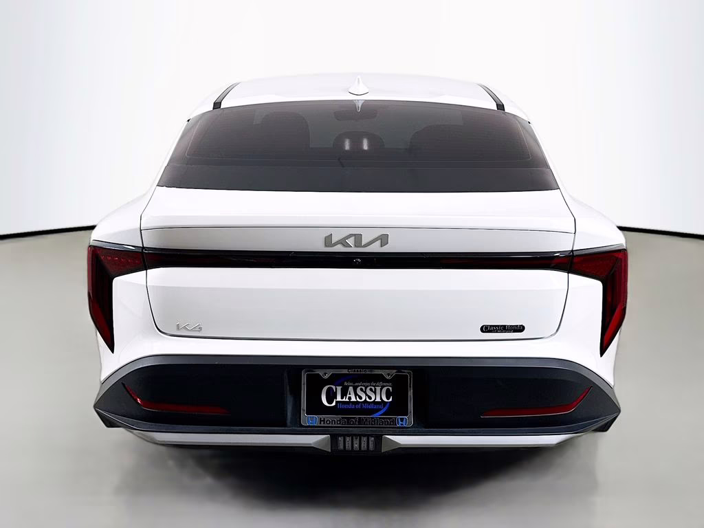 2025 Snow White Pearl Kia K4 EX FWD Sedan