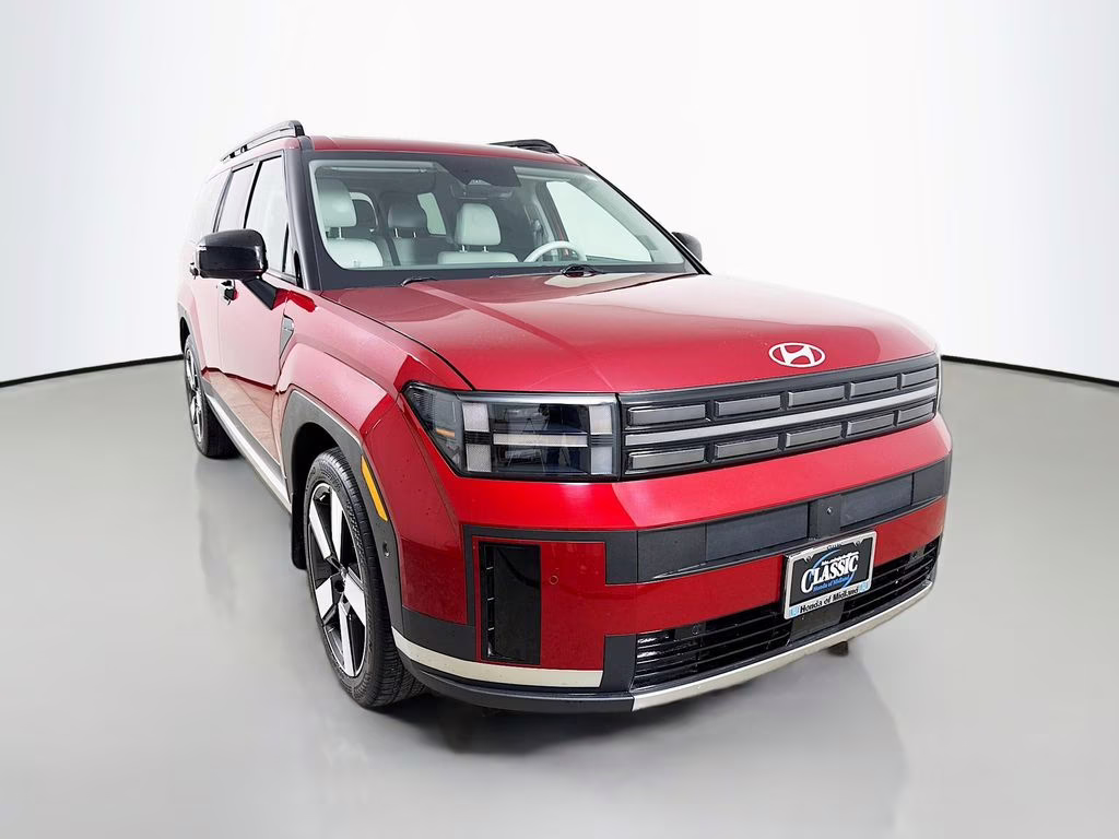 2024 Ultimate Red Hyundai Santa Fe Hybrid Limited FWD SUV