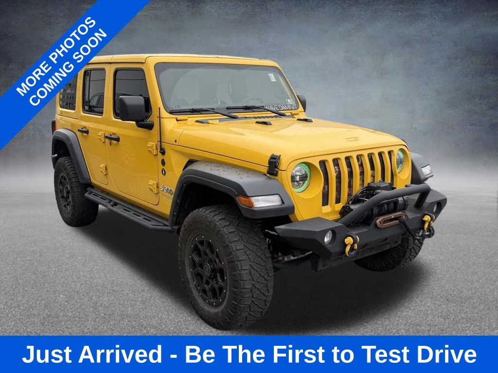 2021 Baja Yellow Clearcoat Jeep Wrangler Unlimited Islander 4X4 SUV