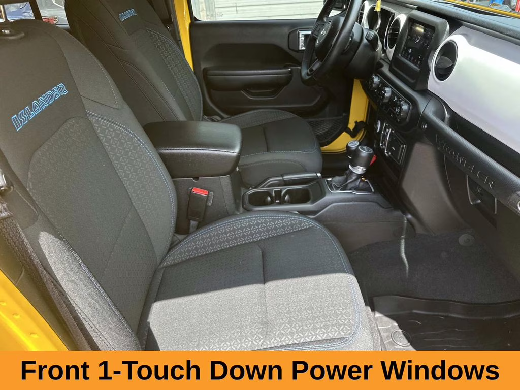 2021 Baja Yellow Clearcoat Jeep Wrangler Unlimited Islander 4X4 SUV
