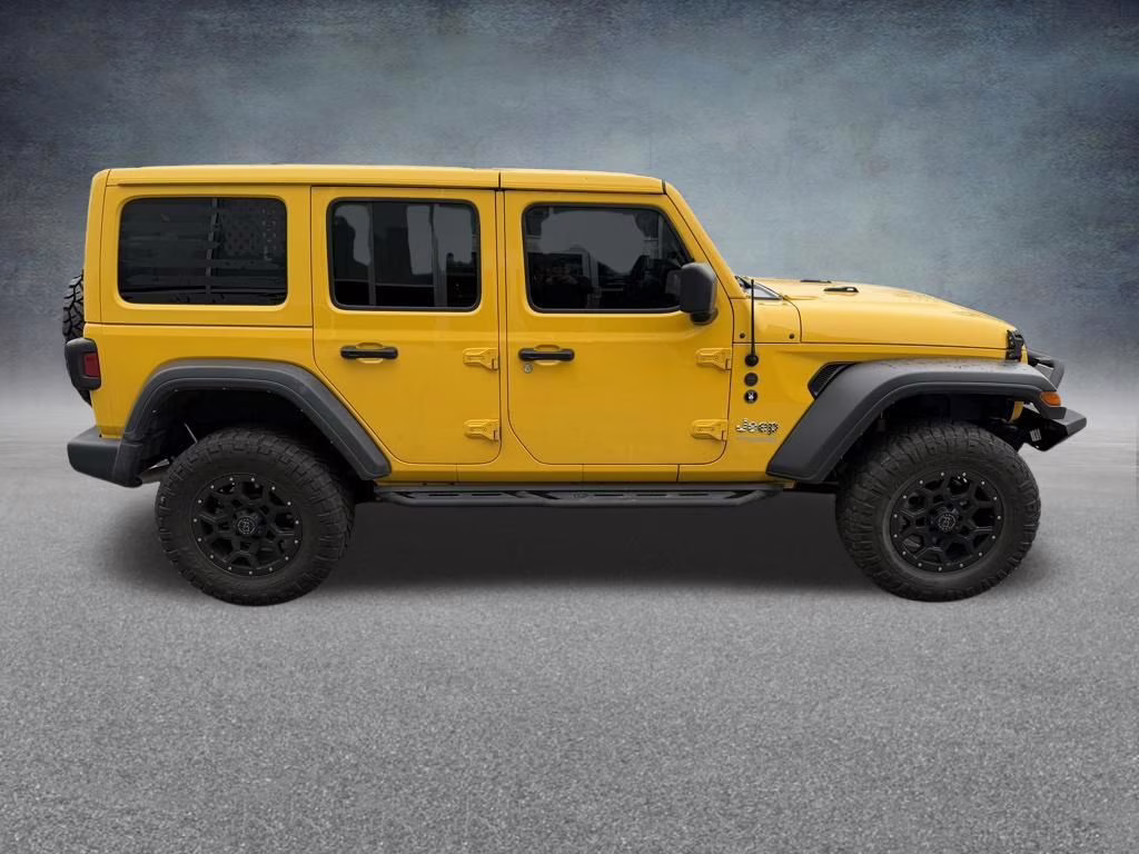 2021 Baja Yellow Clearcoat Jeep Wrangler Unlimited Islander 4X4 SUV