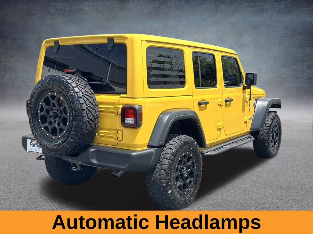 2021 Baja Yellow Clearcoat Jeep Wrangler Unlimited Islander 4X4 SUV